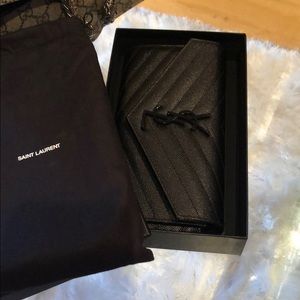 Yves Saint Laurent Black Clutch